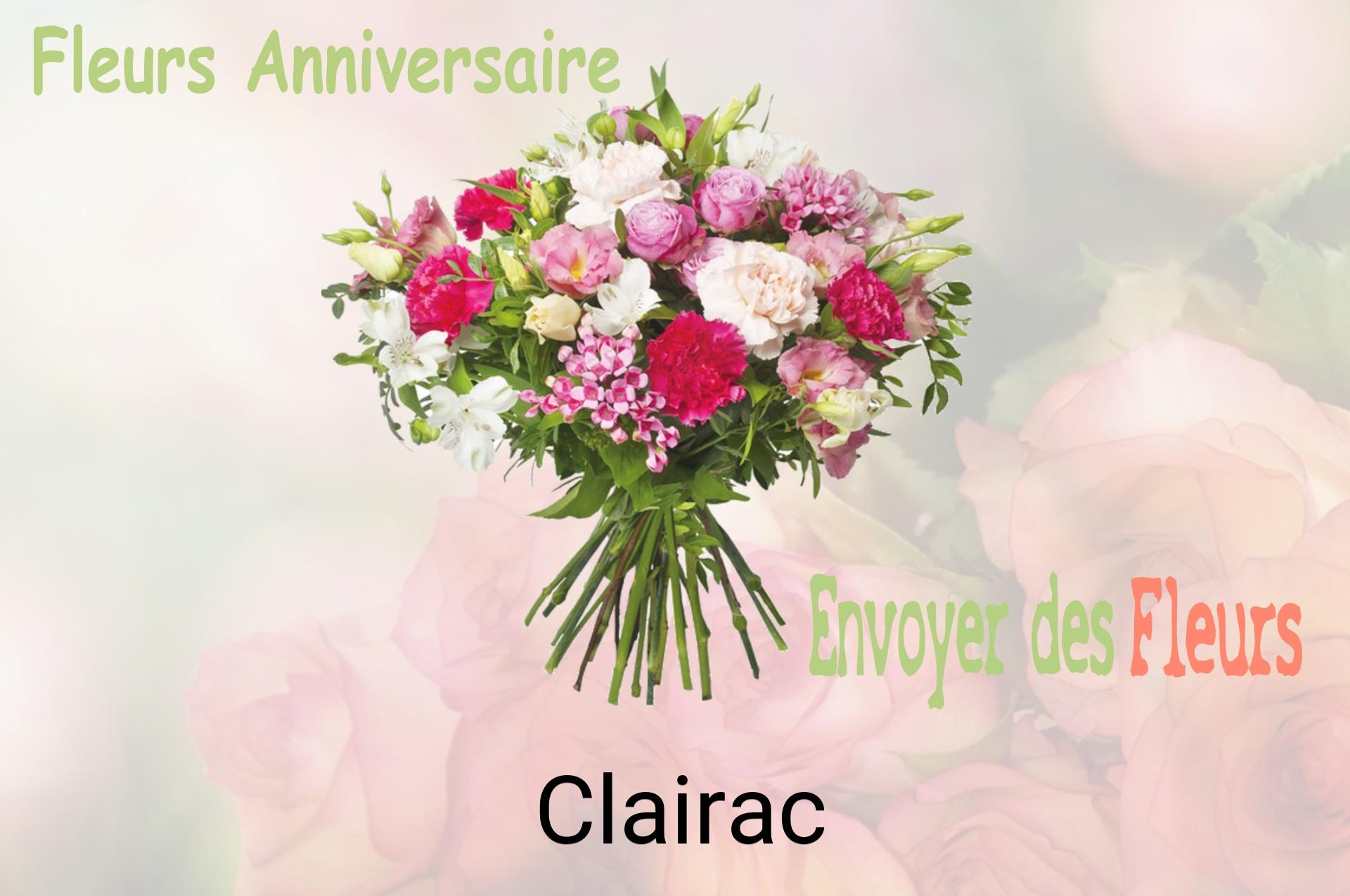 Bouquet de fleurs d’anniversaire livré à Clairac
