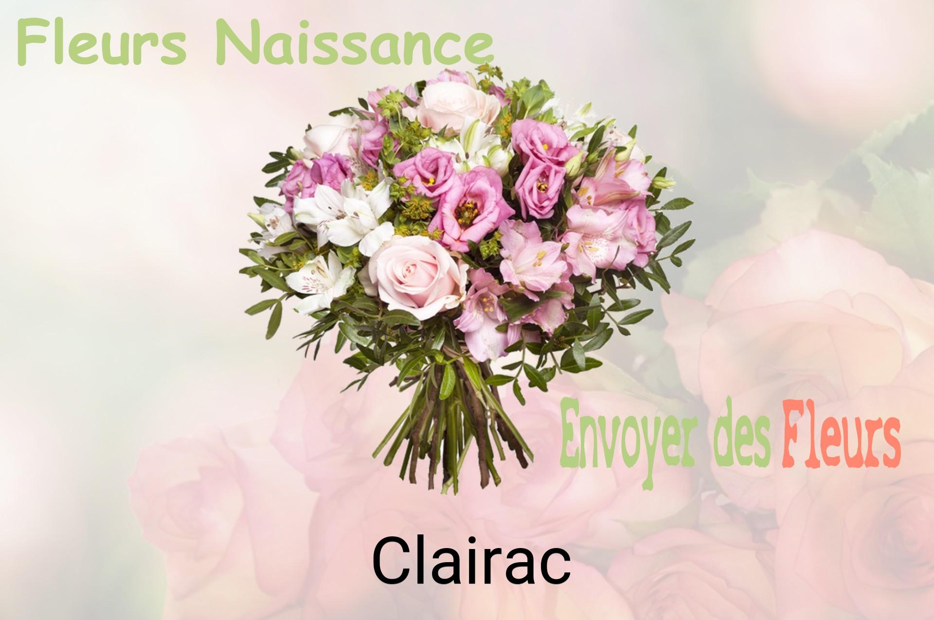 Bouquet de fleurs de naissance livré à Clairac